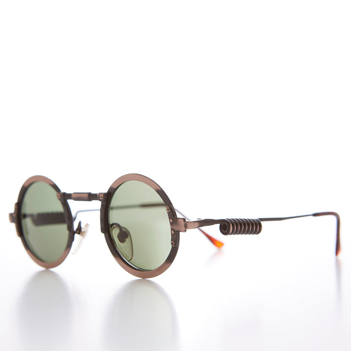 Round Industrial Steampunk Vintage Sunglass - Callum