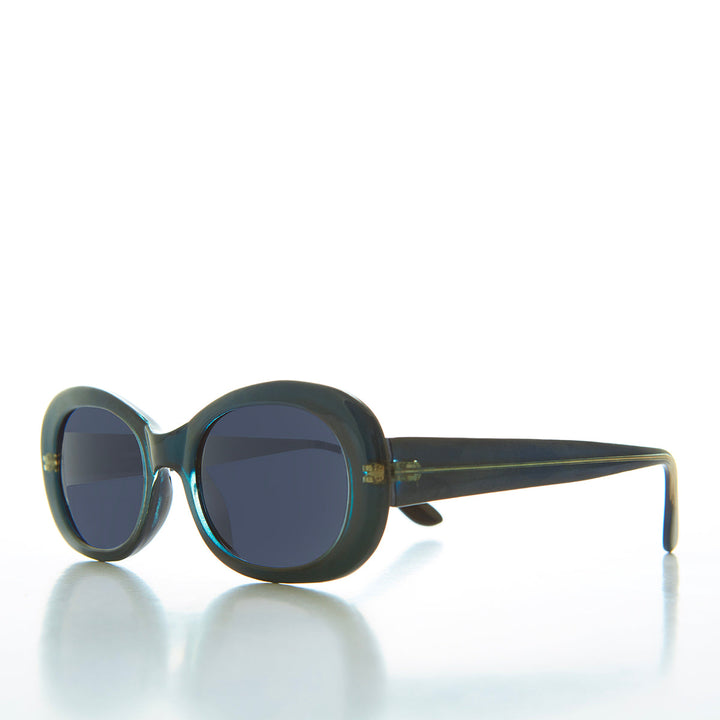 Oval Mod Sunglasses Vintage 90s - Cava