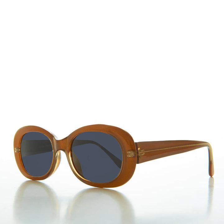 Oval Mod Sunglasses Vintage 90s - Cava