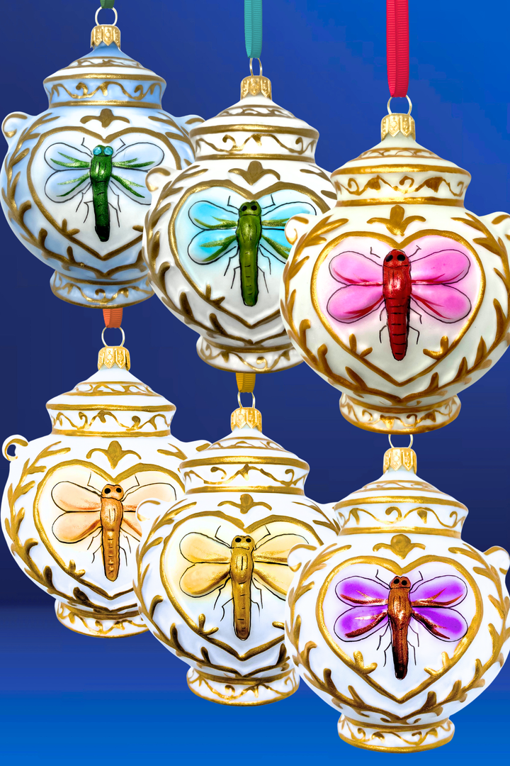 Chateau French Jar Ornament Collection, Set of 6