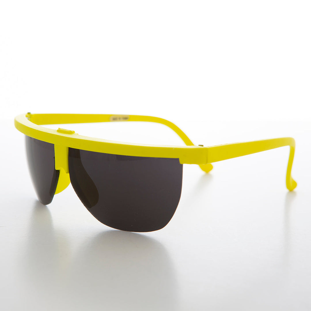 Futuristic Sporty Wraparound Vintage Sunglasses - Cherub