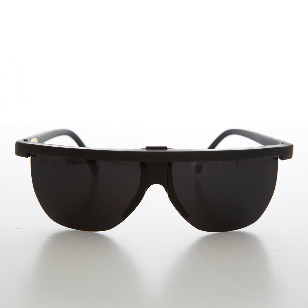 Futuristic Sporty Wraparound Vintage Sunglasses - Cherub