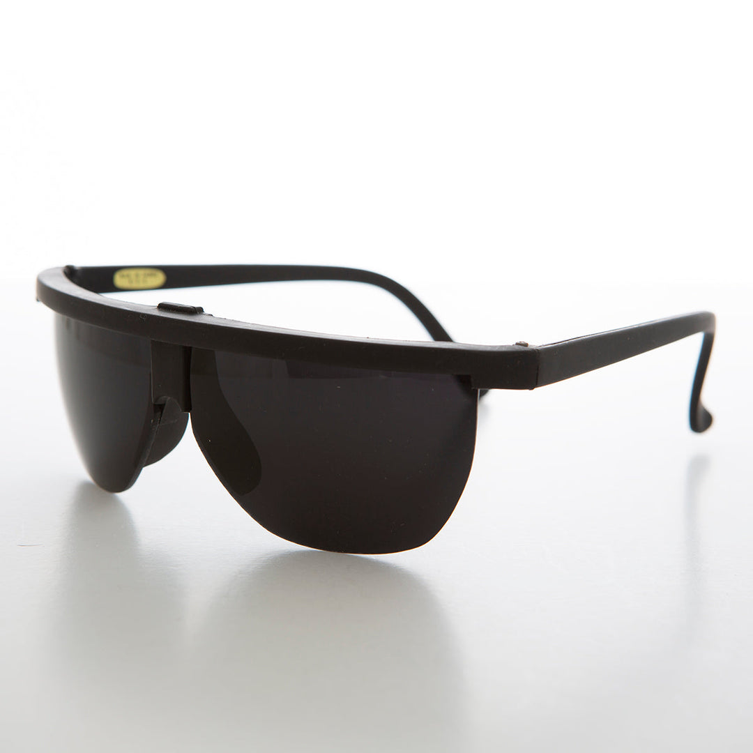 Futuristic Sporty Wraparound Vintage Sunglasses - Cherub