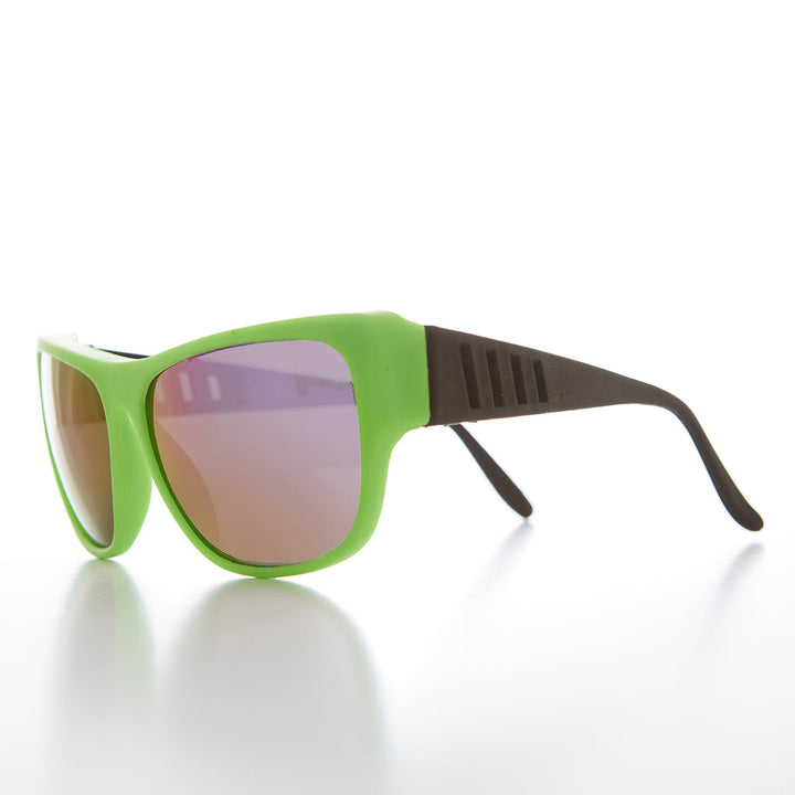 80s Neon Sunglass with Black Temples - Chewy