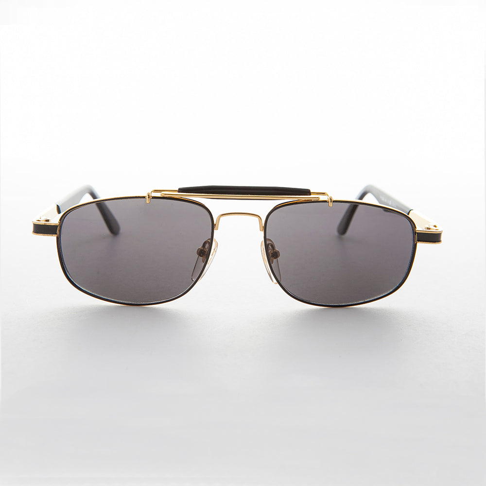Narrow Rectangular Vintage PIlot Sunglass - Chipper
