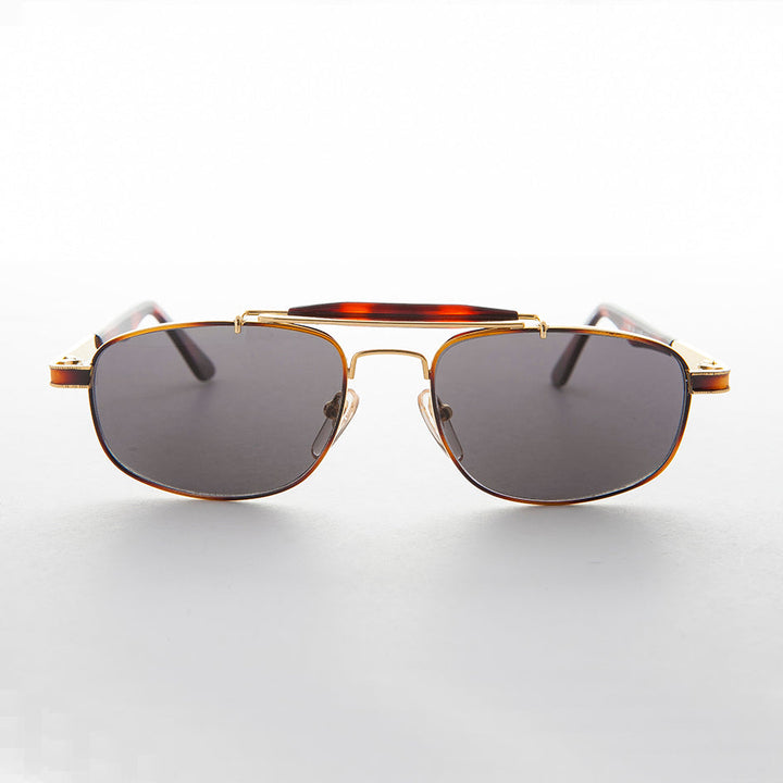 Narrow Rectangular Vintage PIlot Sunglass - Chipper