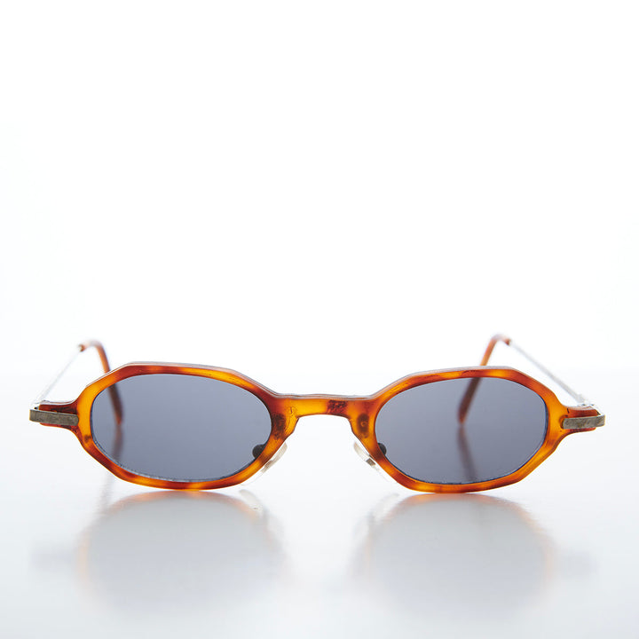 Small Spectacle Vintage Sunglasses - Clay