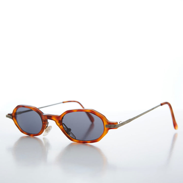 Small Spectacle Vintage Sunglasses - Clay