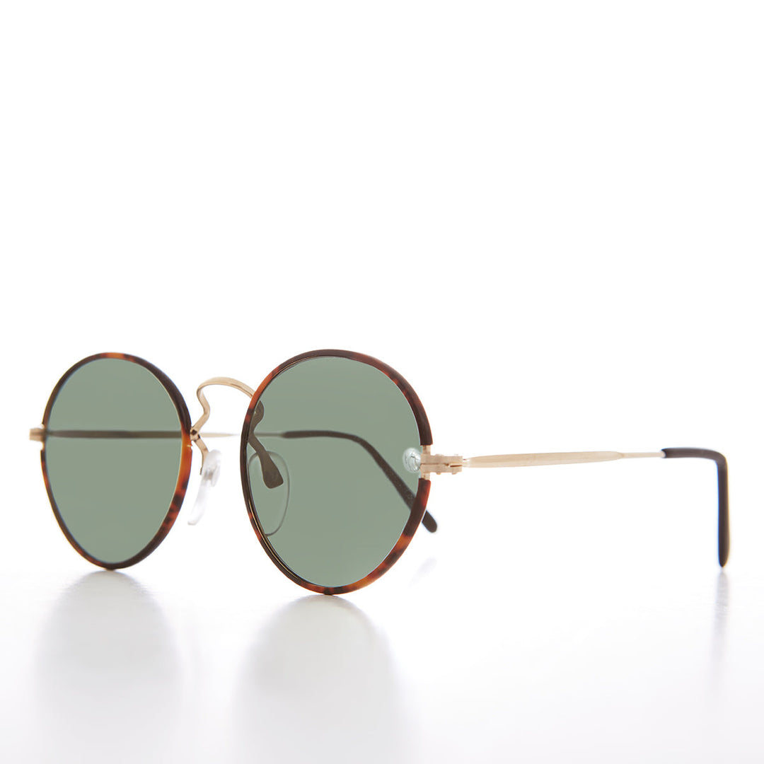 Round Polo Tortoise Vintage Sunglasses - Clerk