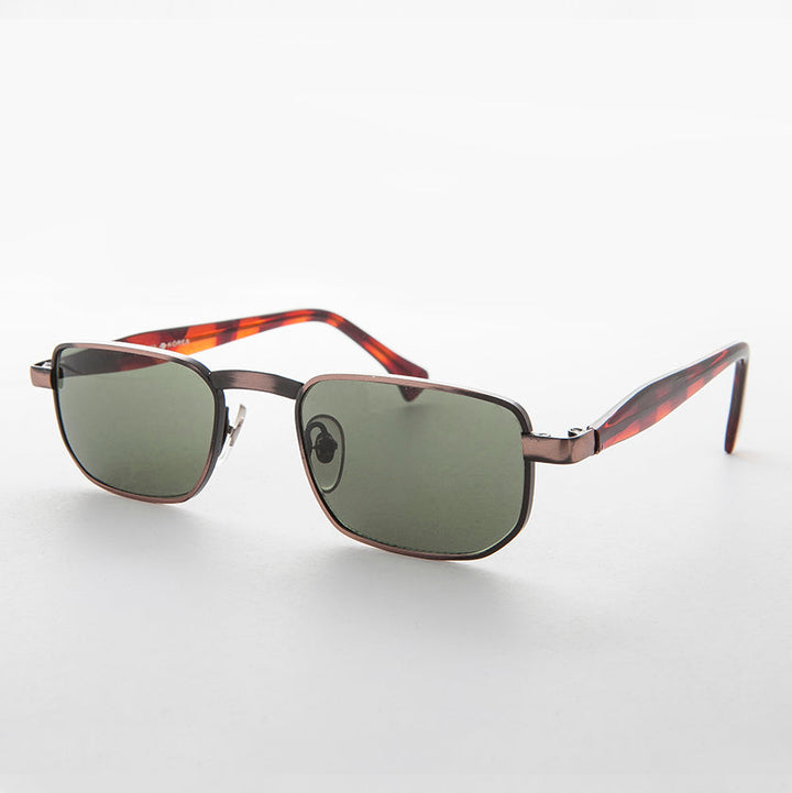 Narrow Rectangular 90s Vintage Sunglass - Clint
