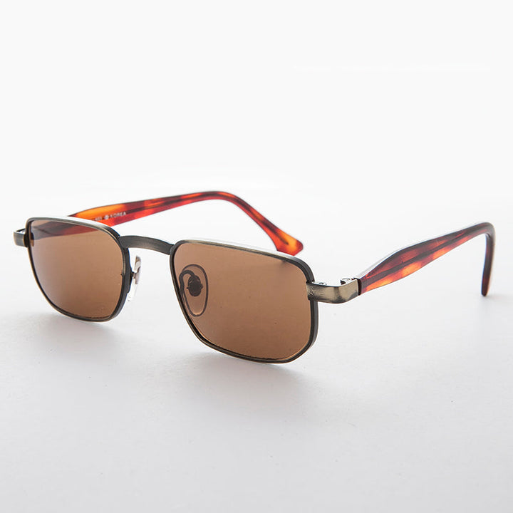 Narrow Rectangular 90s Vintage Sunglass - Clint