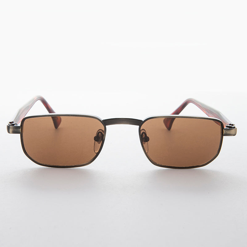 Narrow Rectangular 90s Vintage Sunglass - Clint