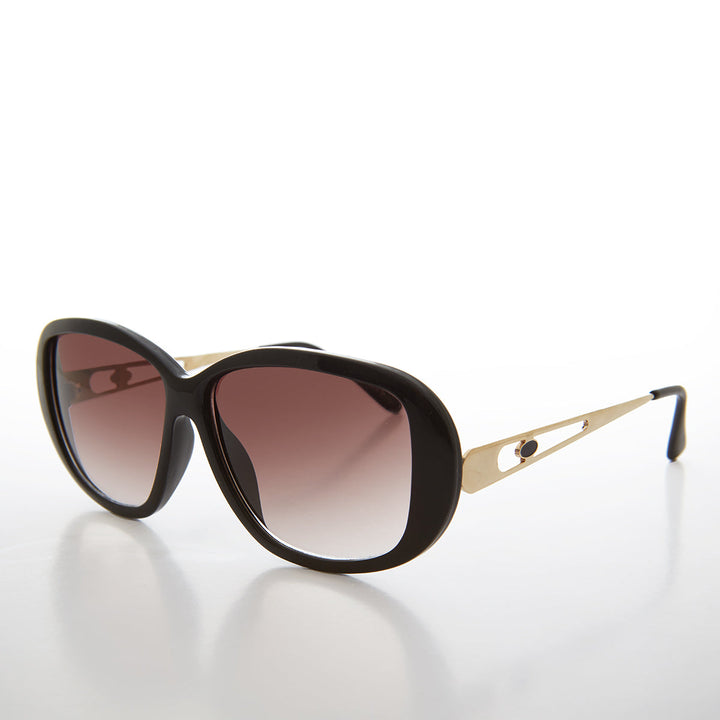 Large Women's Glamorous Vintage Deadstock Sunglass - Connie