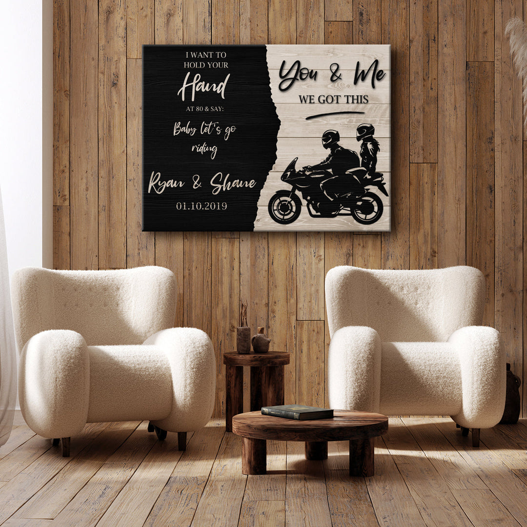 We Got This Bikers Couple Sign