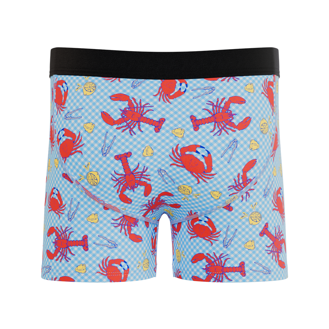 The Cajun Cookout | Summer Crabs Boy's Boxer Briefs