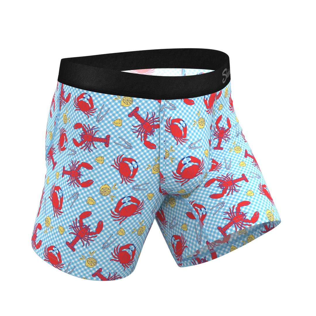 The Cajun Cookout | Summer Crabs Ball Hammock® Pouch Underwear
