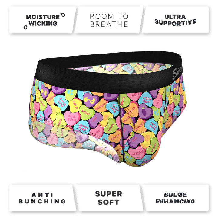 The Candy Crush | Candy Hearts Ball Hammock® Pouch Underwear Briefs