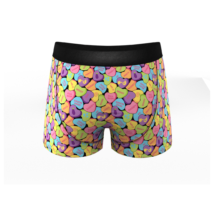 The Candy Crush | Candy Hearts Ball Hammock® Pouch Trunks Underwear