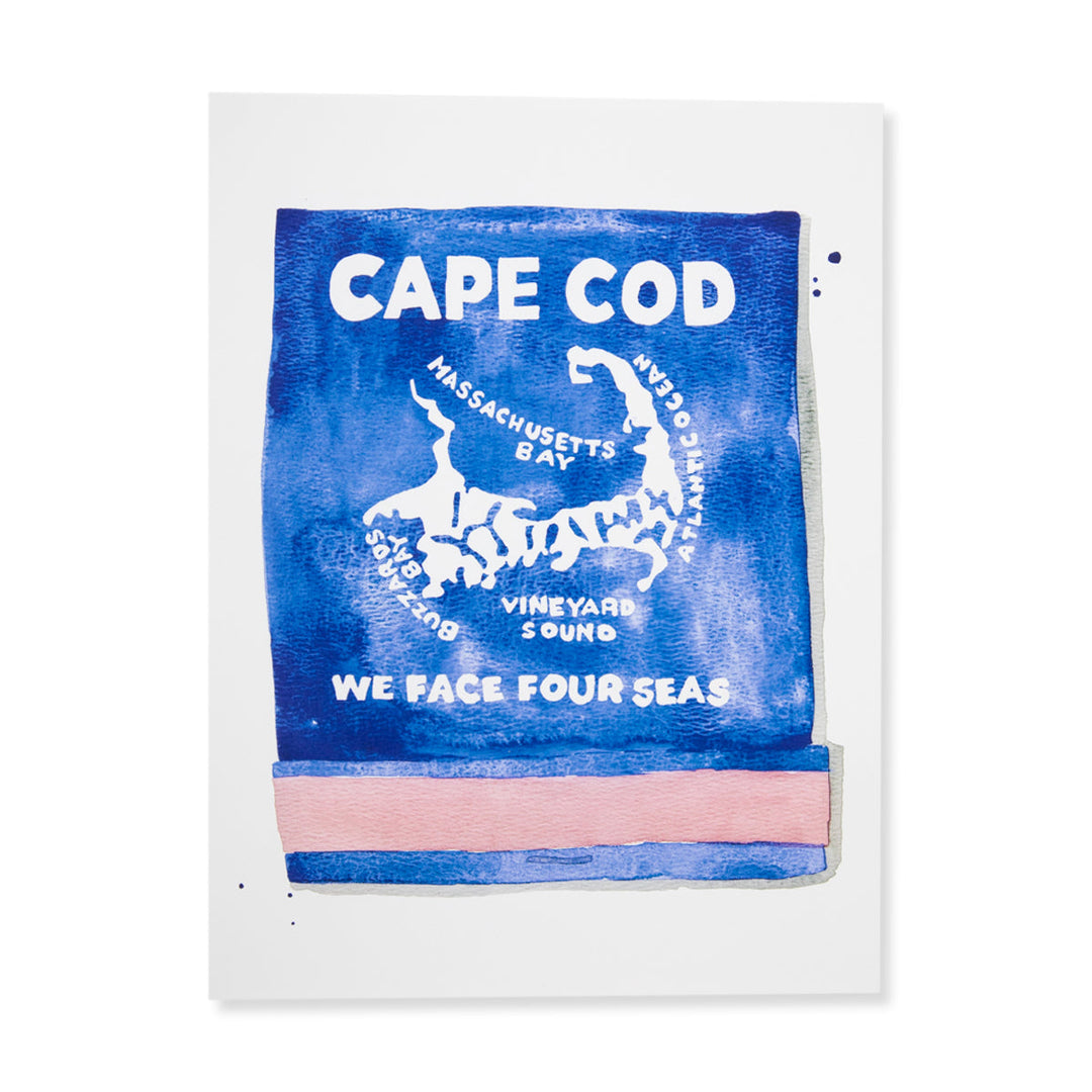 Cape Cod Matchbook Art Print