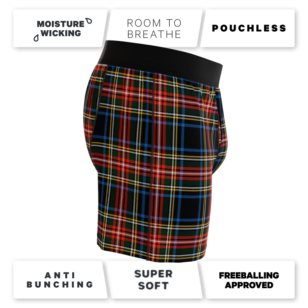 The Cappuccino | Holiday Tartan Plaid Boxers