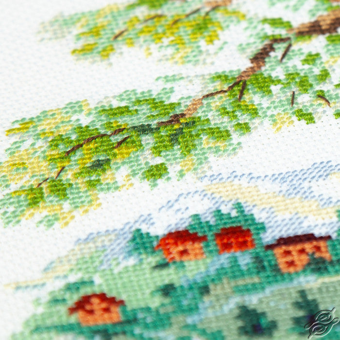 Carefree Days Counted Cross Stitch Kit by Magic Needle 70-42