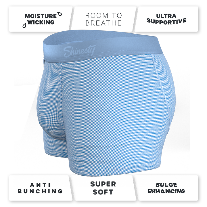 The Chambray All Day | Blue Chambray Ball Hammock® Pouch Trunks Underwear