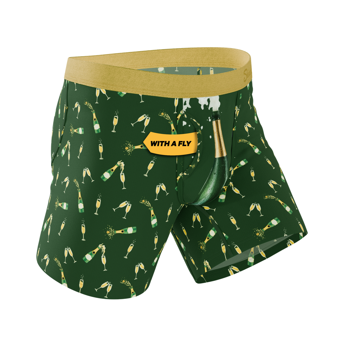 The Champagne Showers | New Years Ball Hammock® Pouch Underwear With Fly