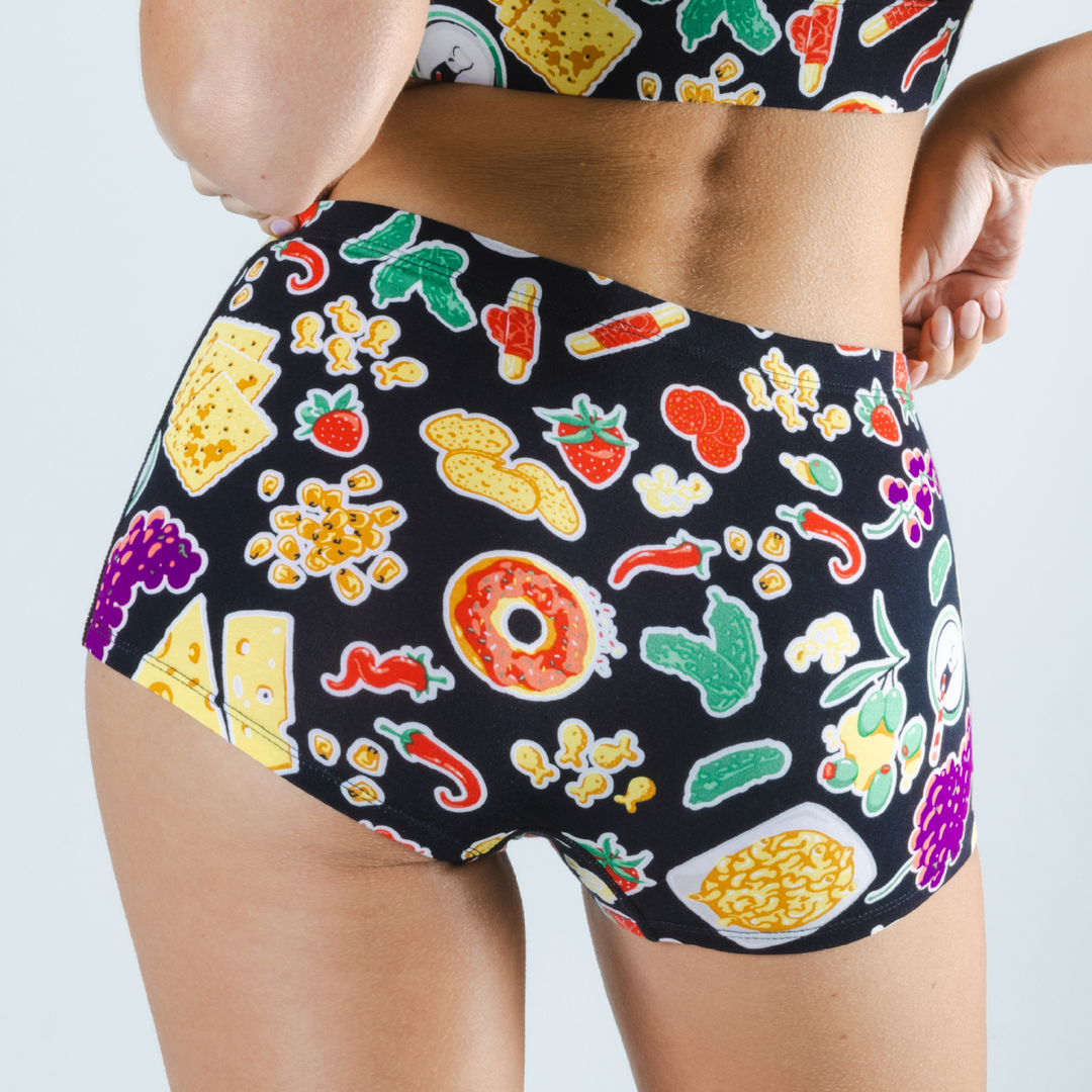 The Charcuterie | Charcuterie Board Modal Boyshort Underwear