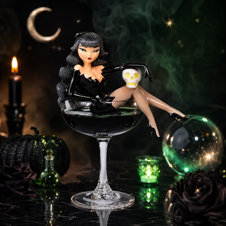 Set of 3 Martini Witches | Halloween Decor | Save 10% on Bundles