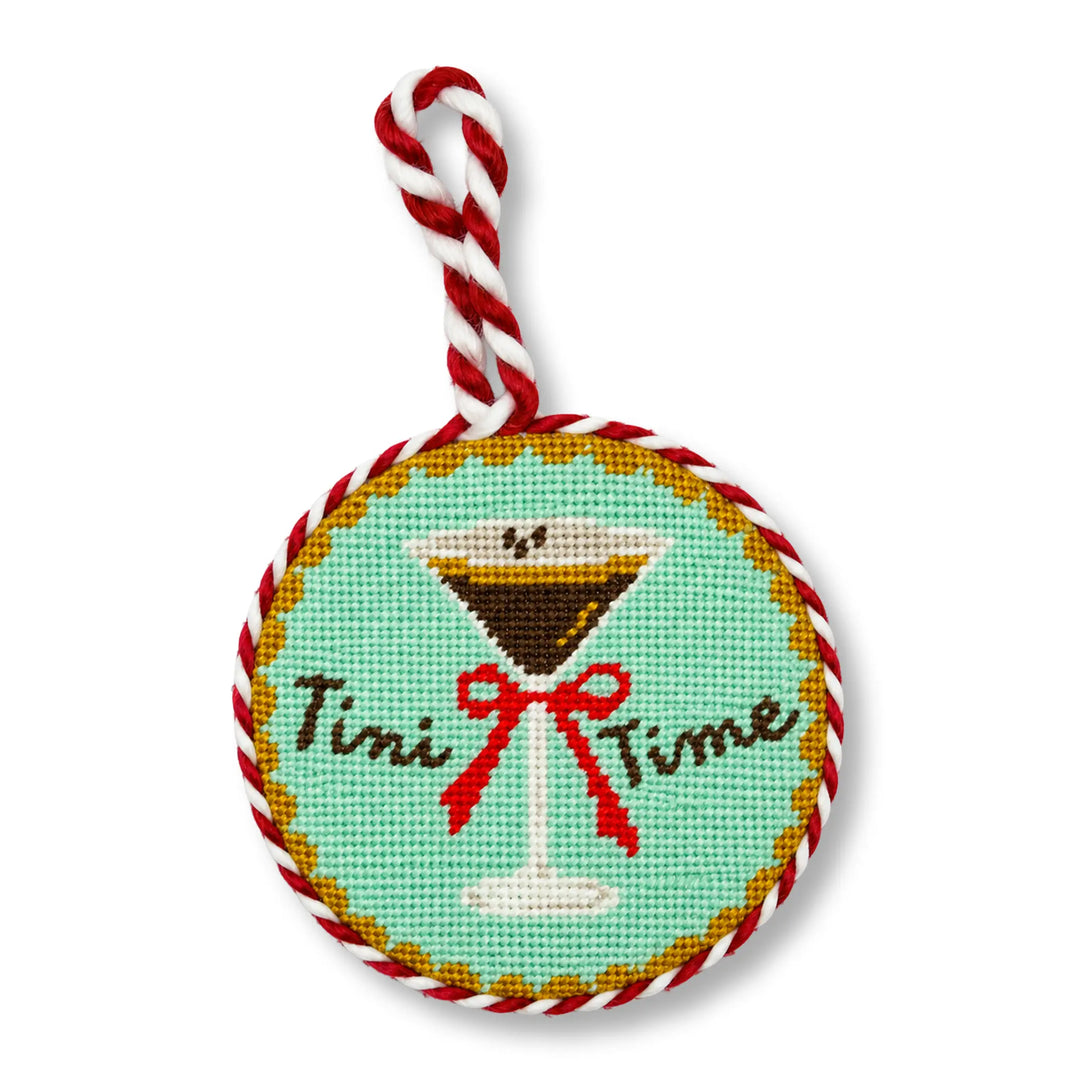 Needlepoint Ornament - Tini Time