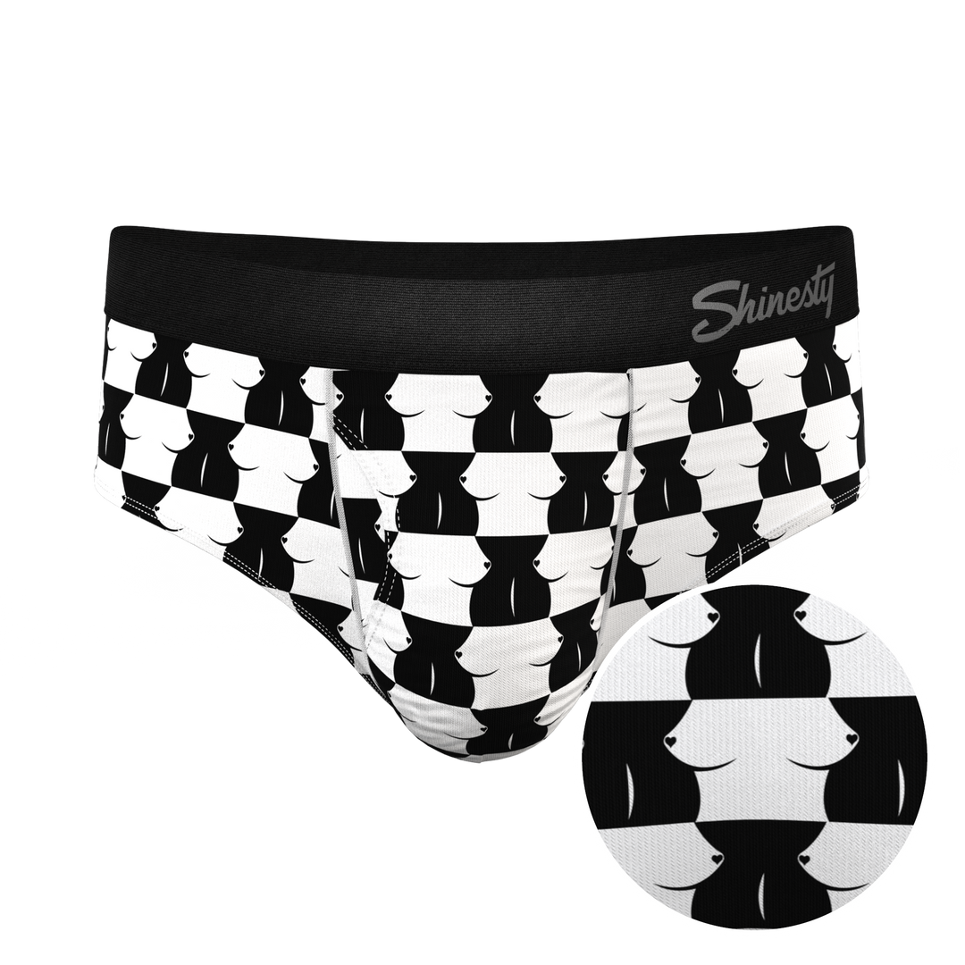 The Chest Mate | Checkered Ball Hammock® Pouch Underwear Briefs