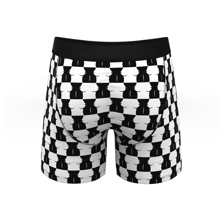 The Chest Mate | Checkered Ball Hammock® Pouch Underwear