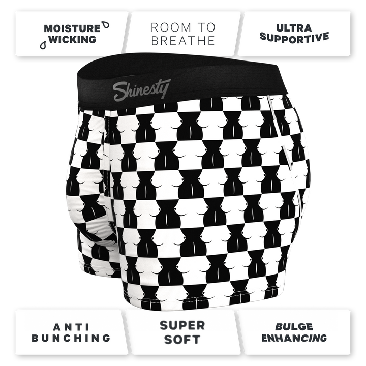 The Chest Mate | Checkered Ball Hammock® Pouch Trunks Underwear