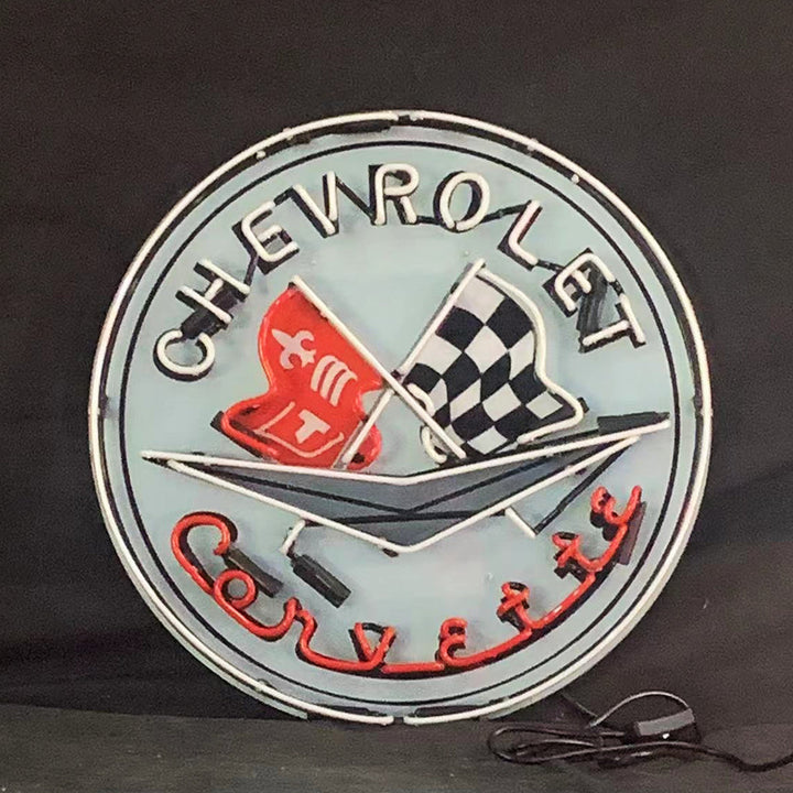 Chevrolet Corvette Auto Car Neon Signs