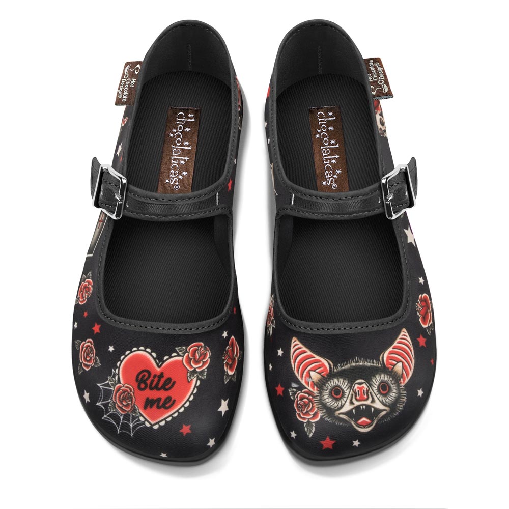 Dark Tattoo Women's Mary Jane Flatss