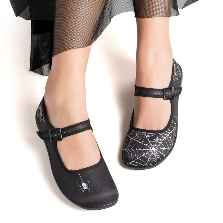 Spider Women's Mary Jane Flats