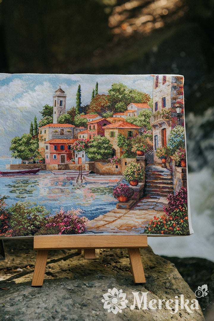 Coastal Gardens Counted Cross Stitch Kit by Merejka K-297