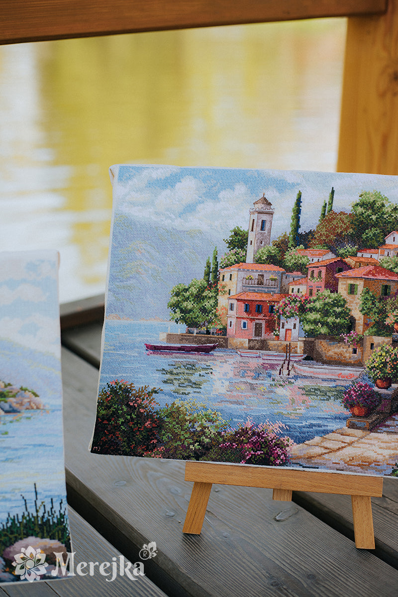 Coastal Gardens Counted Cross Stitch Kit by Merejka K-297