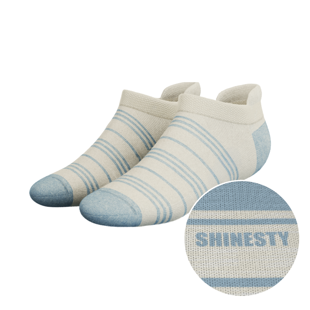 The College Ruled | Stripe Heel Hammock™ Ankle Socks