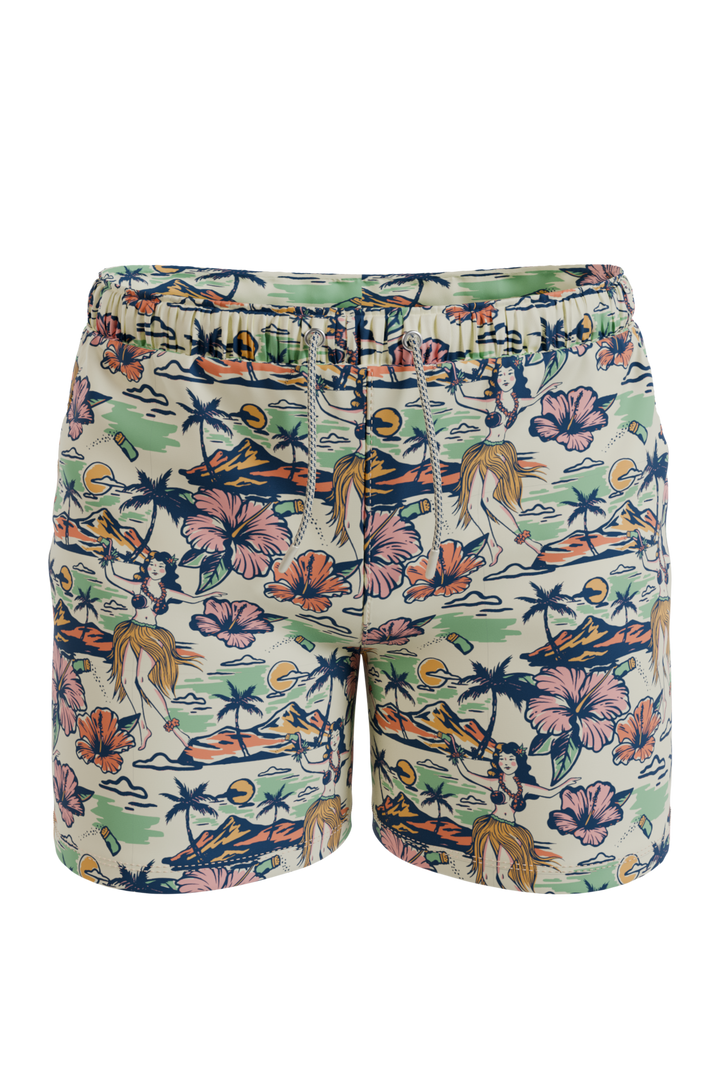 The Come Monday | Shinesty x Margaritaville® Ball Hammock® Pouch 8" Swim Trunks