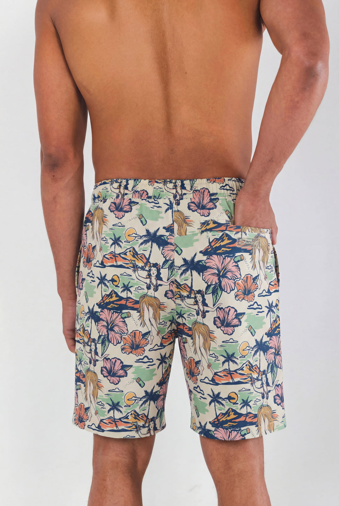 The Come Monday | Shinesty x Margaritaville® Ball Hammock® Pouch 8" Swim Trunks