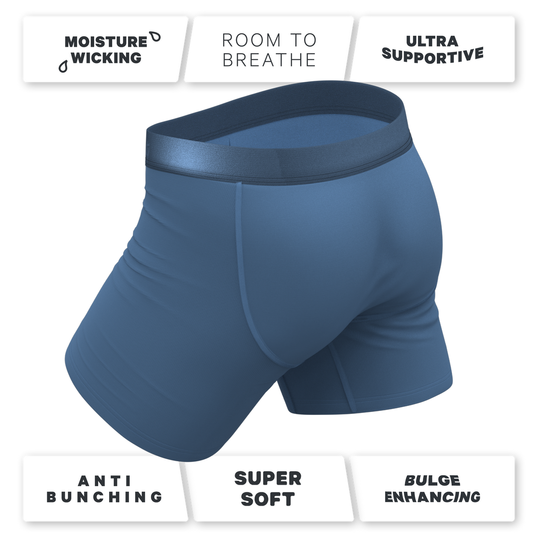The Cool Cobalt | Slate Blue Ball Hammock® Pouch Underwear