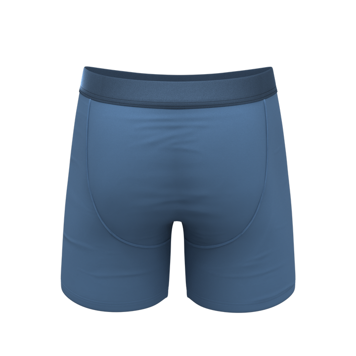 The Cool Cobalt | Slate Blue Ball Hammock® Pouch Underwear With Fly