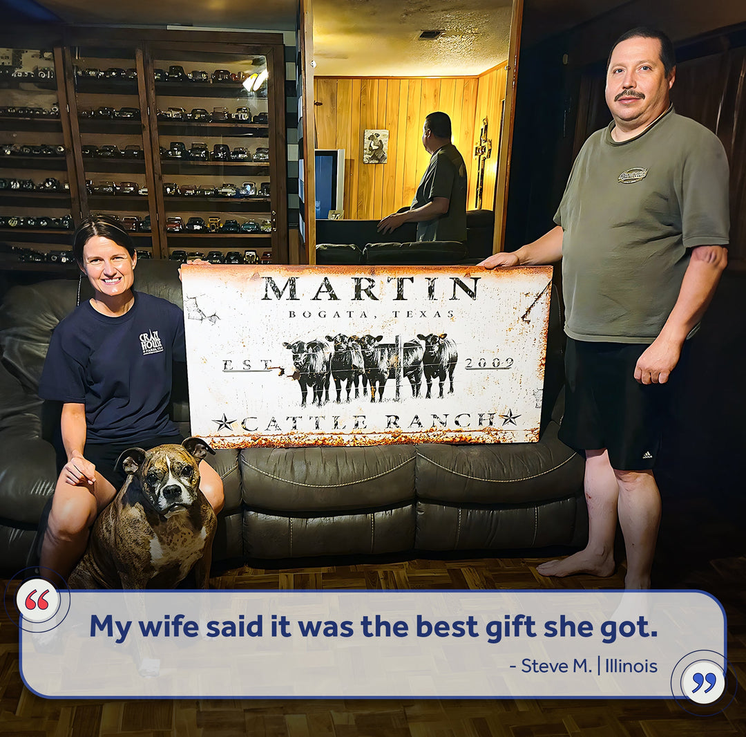 Cattle Ranch Sign IV (Free Shipping)