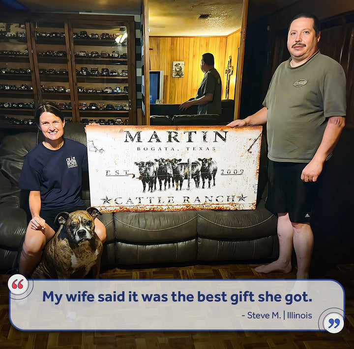 Cattle Ranch Sign IV (Free Shipping)