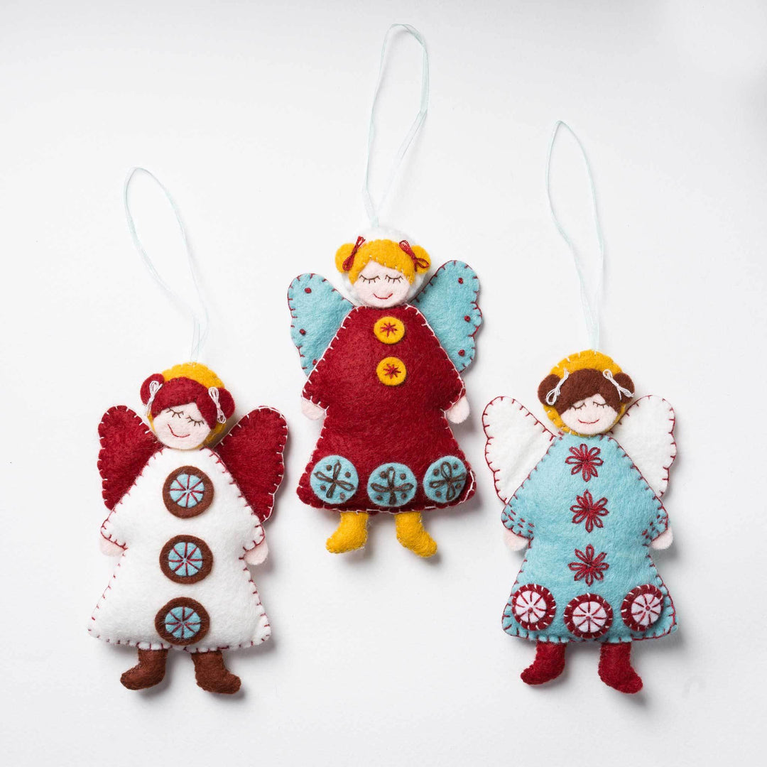 Scandinavian Angels Felt Craft Kit by Corinne Lapierre ANGEL3F