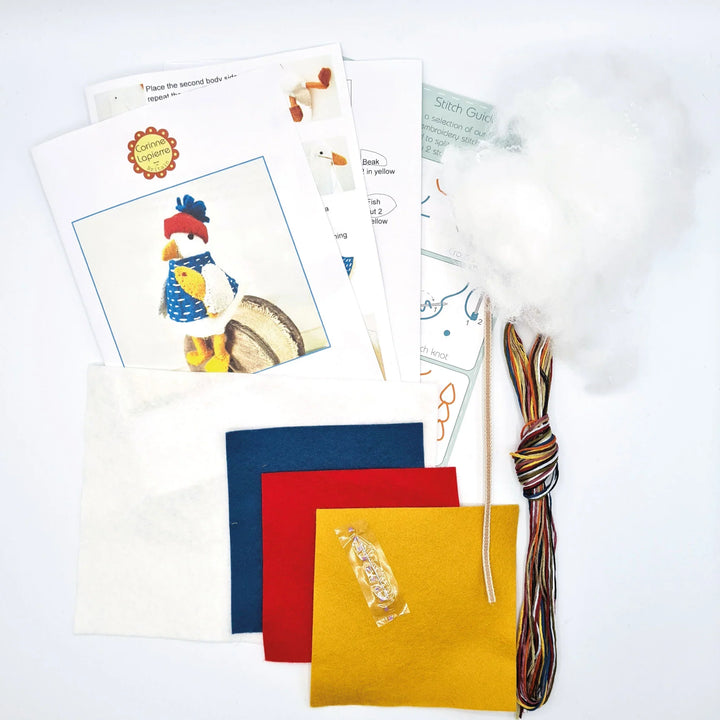 Sam the Seagull Felt Craft Mini Kit by Corinne Lapierre MKSSG1F
