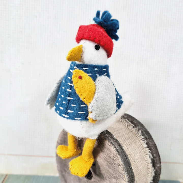 Sam the Seagull Felt Craft Mini Kit by Corinne Lapierre MKSSG1F