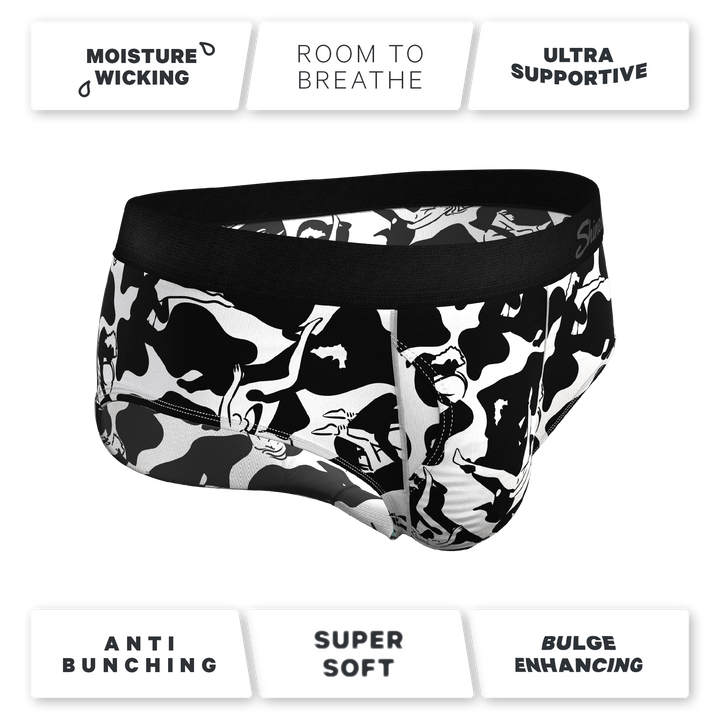 The Cowmasutra | Naughty Abstract Ball Hammock® Pouch Underwear Briefs