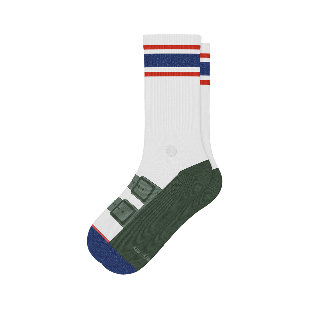 The Granola | Strap Sandal Heel Hammock™ Crew Socks